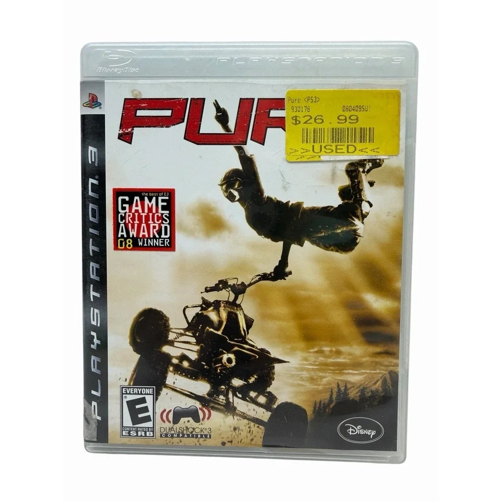 Pure Sony PlayStation 3 PS3 Complete Case & Disc No Manual Tested Works